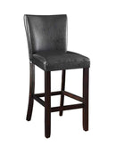 Alberton Upholstered Bar Stools Black and Cappuccino (Set of 2) - My Sweet Home Furniture (Queens, NY)