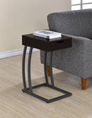 Troy Accent Table with Power Outlet Cappuccino - My Sweet Home Furniture (Queens, NY)