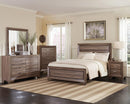 Kauffman California King, E.king, & Queen Panel Bed Washed Taupe - My Sweet Home Furniture (Queens, NY)