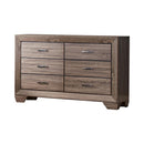 Kauffman 6-drawer Dresser Washed Taupe - My Sweet Home Furniture (Queens, NY)
