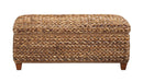 Laughton Hand-Woven Banana Leaf Storage Trunk Amber - My Sweet Home Furniture (Queens, NY)