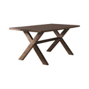 Alston X-shaped Dining Table Knotty Nutmeg - My Sweet Home Furniture (Queens, NY)