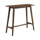Finnick Rectangular Bar Table Walnut - My Sweet Home Furniture (Queens, NY)