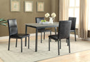 Garza Upholstered Dining Chairs Black (Set of 2) - My Sweet Home Furniture (Queens, NY)