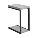 Beck Accent Table Cement and Black - My Sweet Home Furniture (Queens, NY)