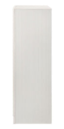 Miranda 5-drawer Chest White and Rhinestone - My Sweet Home Furniture (Queens, NY)