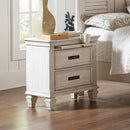Franco 2-drawer Nightstand Antique White - My Sweet Home Furniture (Queens, NY)
