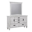 Franco Rectangular Dresser Mirror Antique White - My Sweet Home Furniture (Queens, NY)