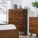 Robyn 5-drawer Chest Dark Walnut - My Sweet Home Furniture (Queens, NY)