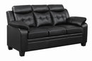 Finley Tufted Upholstered Sofa Black - My Sweet Home Furniture (Queens, NY)