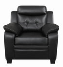 Finley Tufted Upholstered Chair Black - My Sweet Home Furniture (Queens, NY)