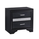 Miranda 2-drawer Nightstand Tray Black - My Sweet Home Furniture (Queens, NY)