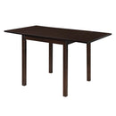 Kelso Rectangular Dining Table with Drop Leaf Cappuccino - My Sweet Home Furniture (Queens, NY)