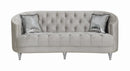 Avonlea Sloped Arm Tufted Sofa Grey - My Sweet Home Furniture (Queens, NY)