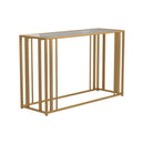 Adri Metal Frame Sofa Table Matte Brass - My Sweet Home Furniture (Queens, NY)