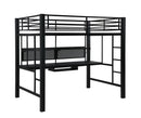 Avalon Full Workstation Loft Bed Black - My Sweet Home Furniture (Queens, NY)
