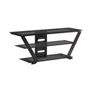 Donlyn 2-tier TV Console Black - My Sweet Home Furniture (Queens, NY)