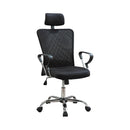 Stark Mesh Back Office Chair Black and Chrome - My Sweet Home Furniture (Queens, NY)
