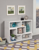 Velma Convertible TV Console and Bookcase White - My Sweet Home Furniture (Queens, NY)