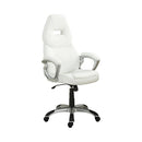 Bruce Adjustable Height Office Chair White and Silver - My Sweet Home Furniture (Queens, NY)