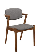 Malone Dining Side Chairs Grey and Dark Walnut (Set of 2) - My Sweet Home Furniture (Queens, NY)