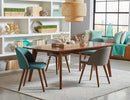 Jedda Oval Dining Table Dark Walnut - My Sweet Home Furniture (Queens, NY)