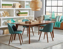 Jedda Oval Dining Table Dark Walnut - My Sweet Home Furniture (Queens, NY)