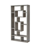 Howie 10-shelf Bookcase Weathered Grey - My Sweet Home Furniture (Queens, NY)