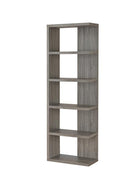 Harrison 5-tier Bookcase Weathered Grey - My Sweet Home Furniture (Queens, NY)