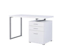 Brennan 3-drawer Office Desk White - My Sweet Home Furniture (Queens, NY)