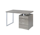 Brennan 3-drawer Office Desk Weathered Grey - My Sweet Home Furniture (Queens, NY)