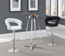 Zanella Glass Top Bar Table Chrome - My Sweet Home Furniture (Queens, NY)