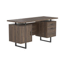 Lawtey Floating Top Office Desk Weathered Grey - My Sweet Home Furniture (Queens, NY)