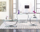 Danville U-shaped Coffee Table Chrome - My Sweet Home Furniture (Queens, NY)