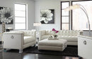Chaviano Tufted Upholstered Sofa Pearl White - My Sweet Home Furniture (Queens, NY)