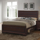 Kauffman California King, Eastren King, & Queen Panel Bed Dark Cocoa - My Sweet Home Furniture (Queens, NY)