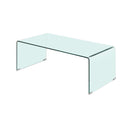 Ripley Rectangular Coffee Table Clear - My Sweet Home Furniture (Queens, NY)