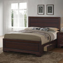 Kauffman California King, Eastren King, & Queen Panel Bed Dark Cocoa - My Sweet Home Furniture (Queens, NY)