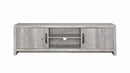 Burke 2-drawer TV Console Grey Driftwood - My Sweet Home Furniture (Queens, NY)