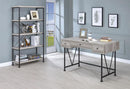 Analiese 4-shelf Open Bookcase Grey Driftwood - My Sweet Home Furniture (Queens, NY)