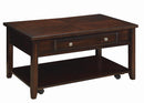 Bradford Rectangular Lift Top Coffee Table Walnut - My Sweet Home Furniture (Queens, NY)