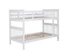Chapman Twin Over Twin Bunk Bed White - My Sweet Home Furniture (Queens, NY)
