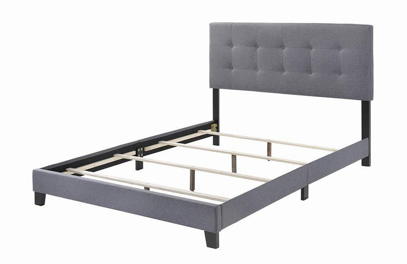 Mapes Tufted Upholstered Eastern King, Queen, Twin & Full Bed Charcoal & Grey - My Sweet Home Furniture (Queens, NY)