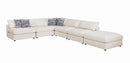 Serene Upholstered Rectangular Ottoman Beige - My Sweet Home Furniture (Queens, NY)