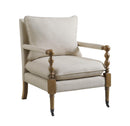 Dempsy Upholstered Accent Chair with Casters Beige - My Sweet Home Furniture (Queens, NY)