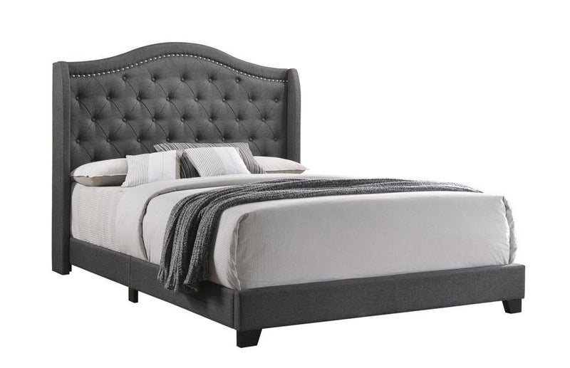 Sonoma Camel Back Eastern King Bed Grey