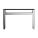 Edna 1-shelf Console Table Silver - My Sweet Home Furniture (Queens, NY)