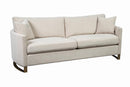 Corliss Upholstered Arched Arms Sofa Beige - My Sweet Home Furniture (Queens, NY)