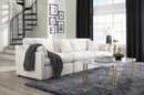 Hobson Cushion Seat Ottoman Off-White - My Sweet Home Furniture (Queens, NY)