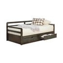 Sorrento 2-drawer Twin XL Daybed with Extension Trundle Grey - My Sweet Home Furniture (Queens, NY)